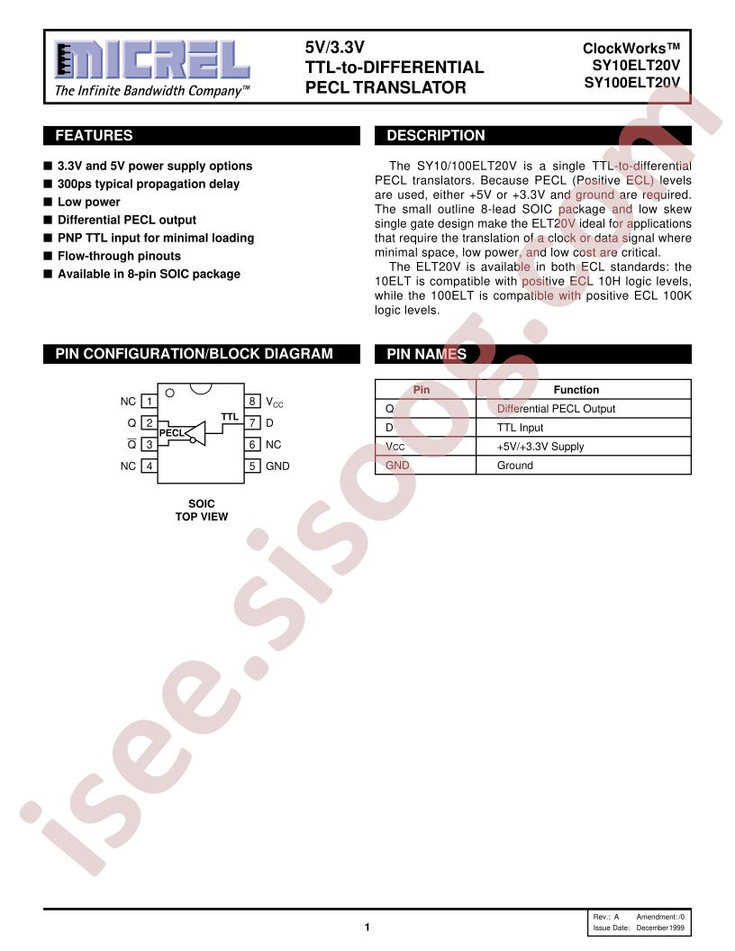 SY10-100ELT20V