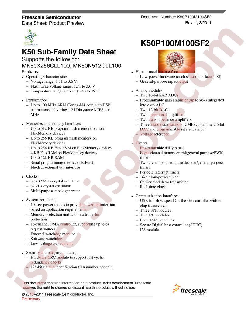MK50X256CLL100