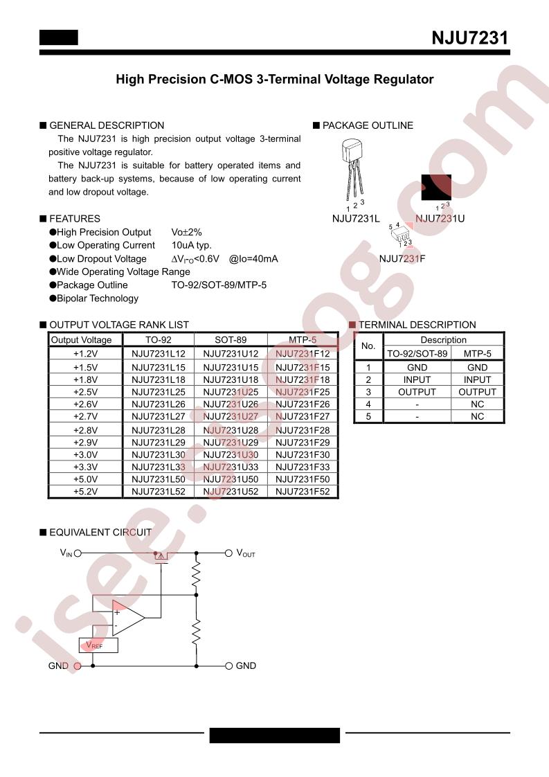 NJU7231L18