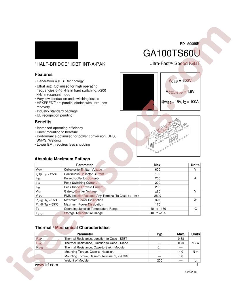 GA100TS60U