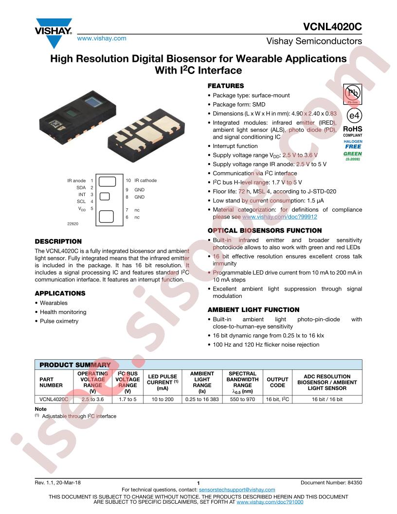 VCNL4020C-GS08