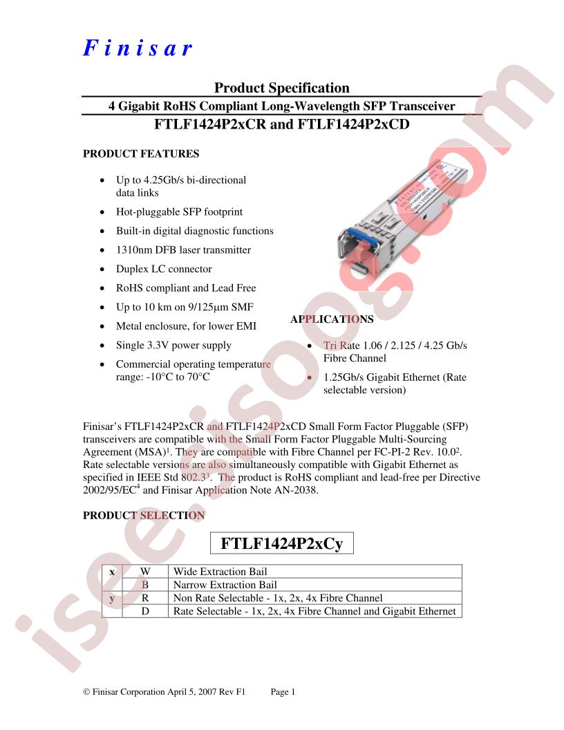 FTLF1424P2CD