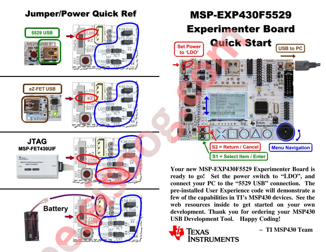 MSP-EXP430F5529