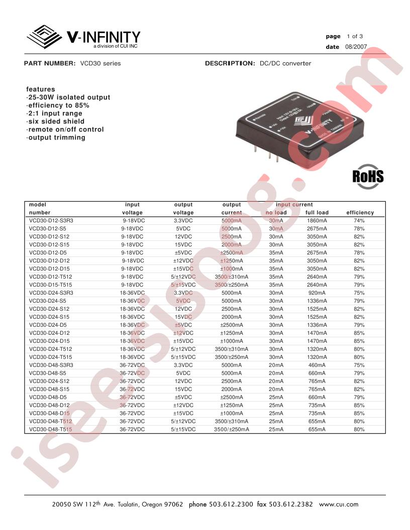 VCD30-D12-D15