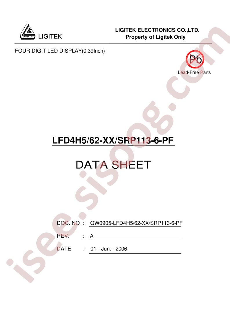 LFD4H5-62-XX-SRP113-6-PF