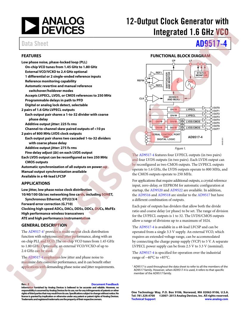 AD9517-4ABCPZ