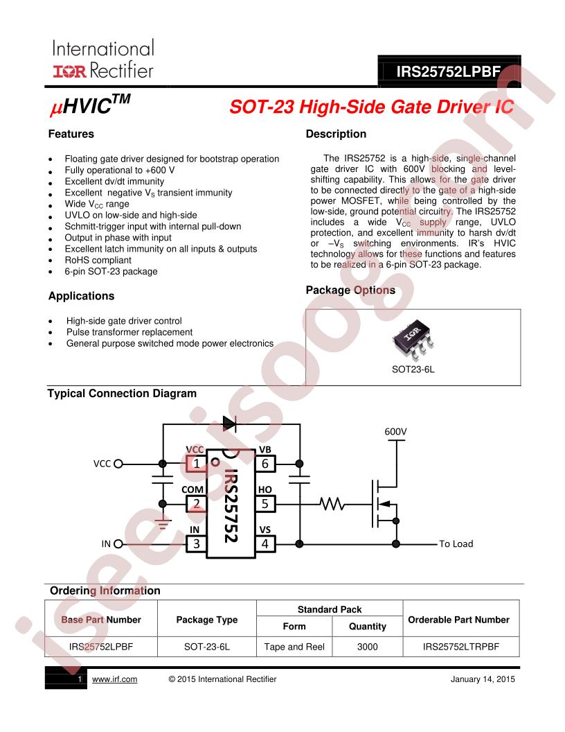 IRS25752LPBF