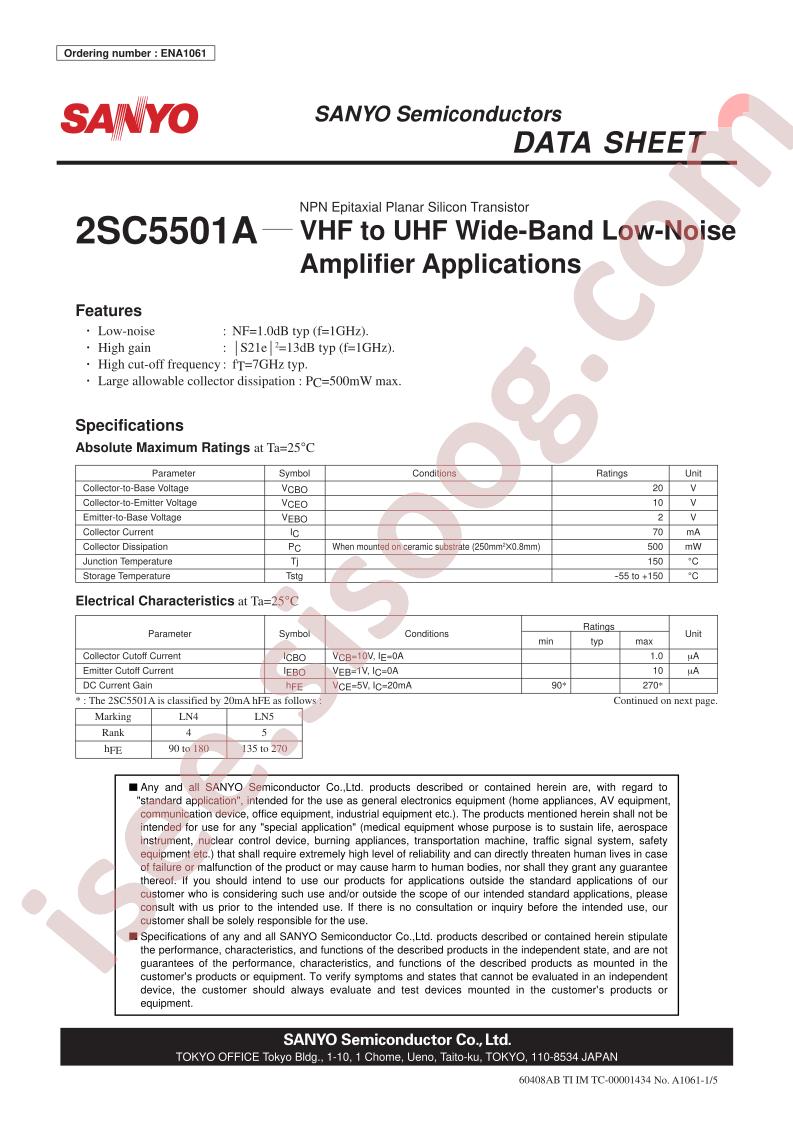 2SC5501A
