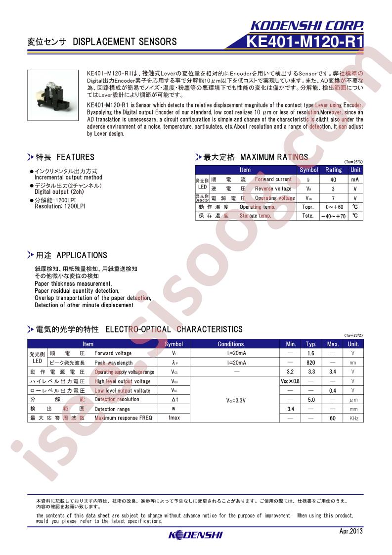 KE401-M120-R1