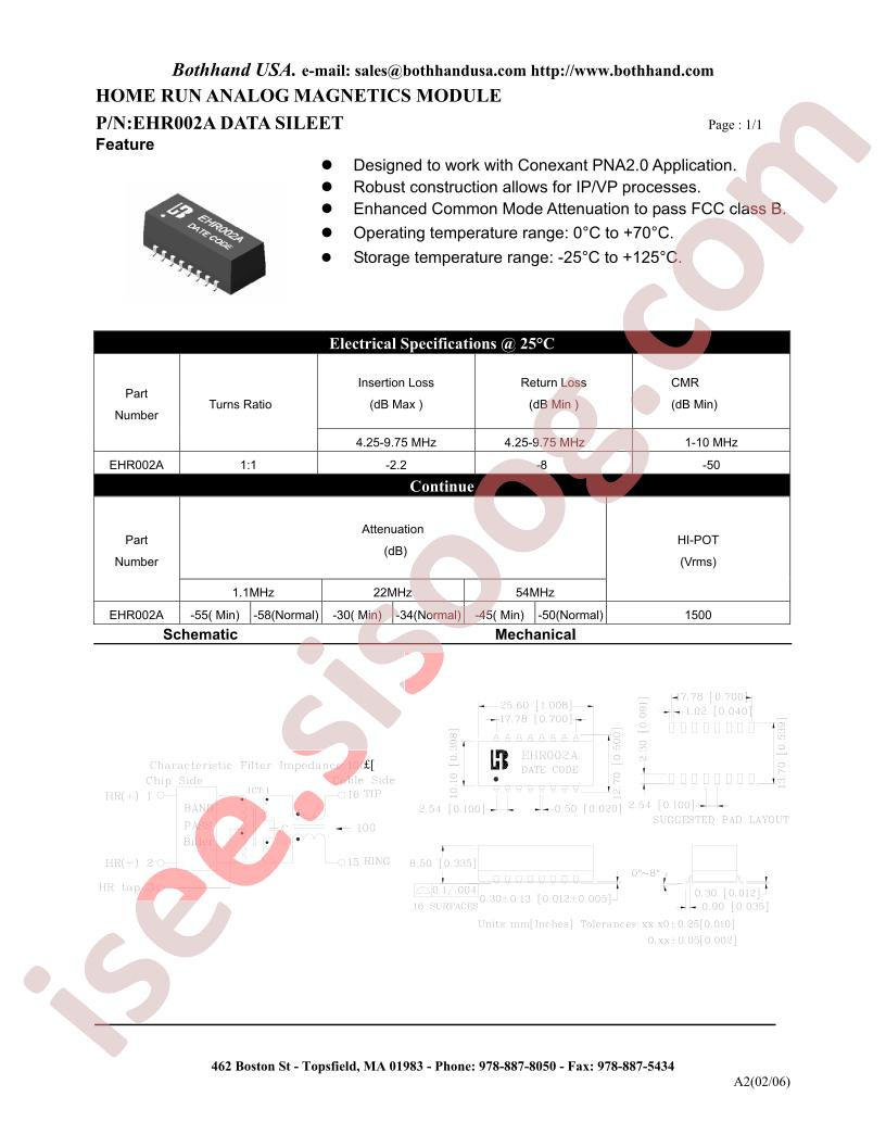 EHR002A