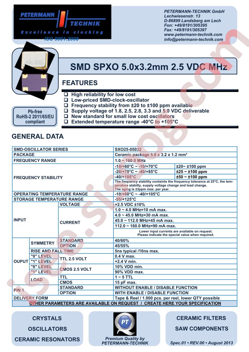 SXO25-05032-S-E-50