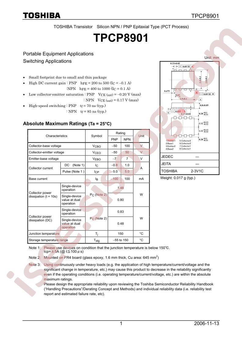 TPCP8901