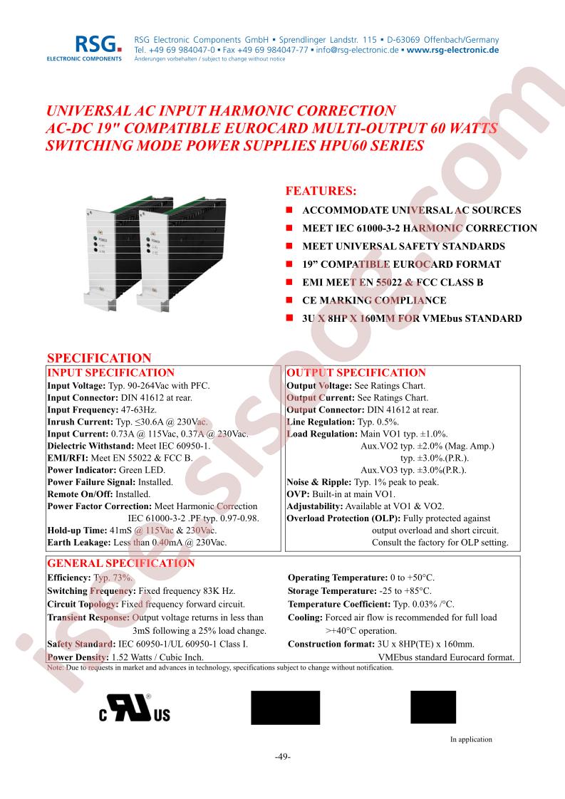 HPU60-S190030