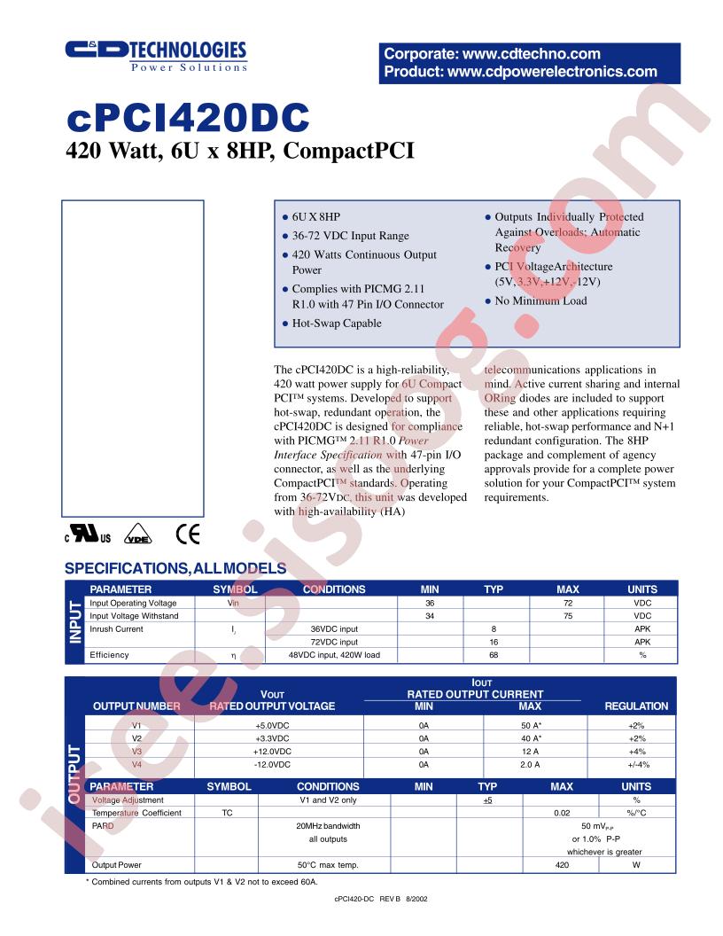 CPCI420DC
