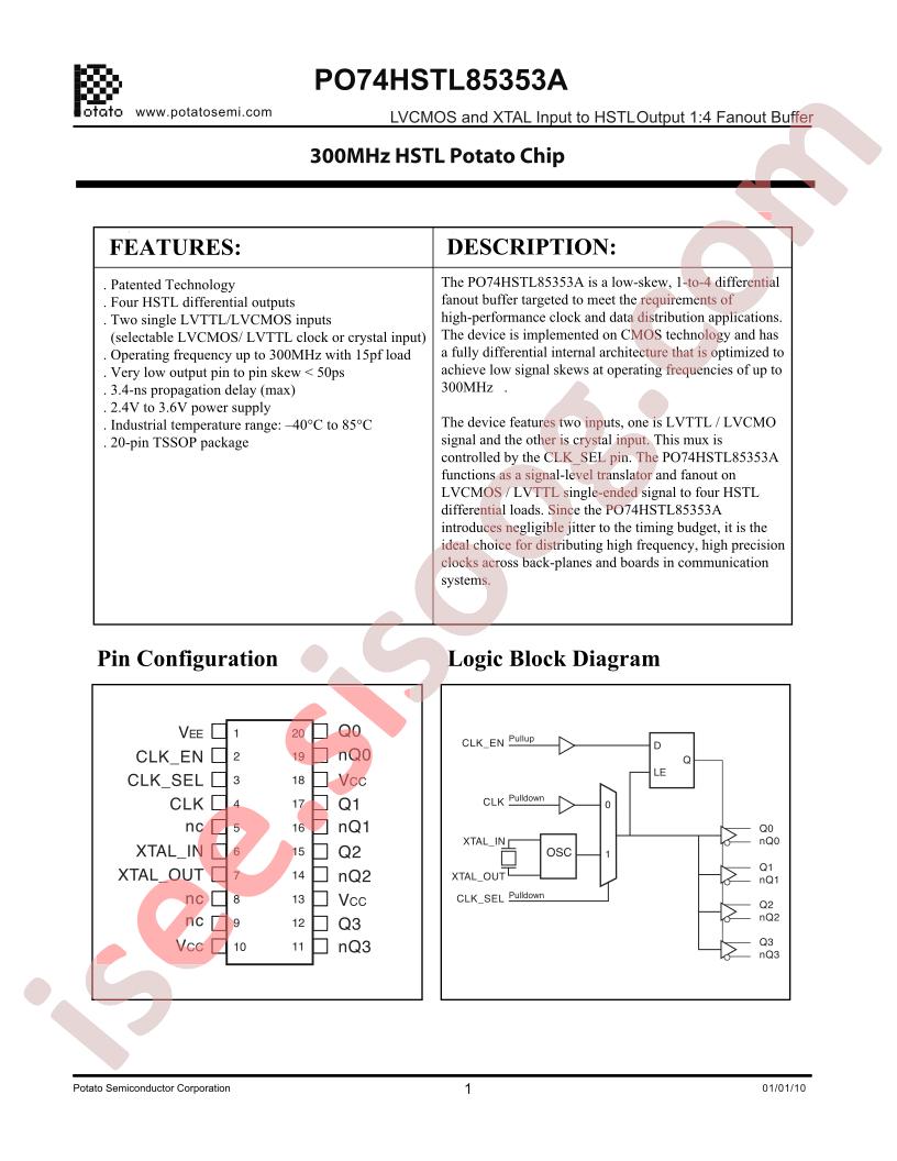 PO74HSTL85353ASU