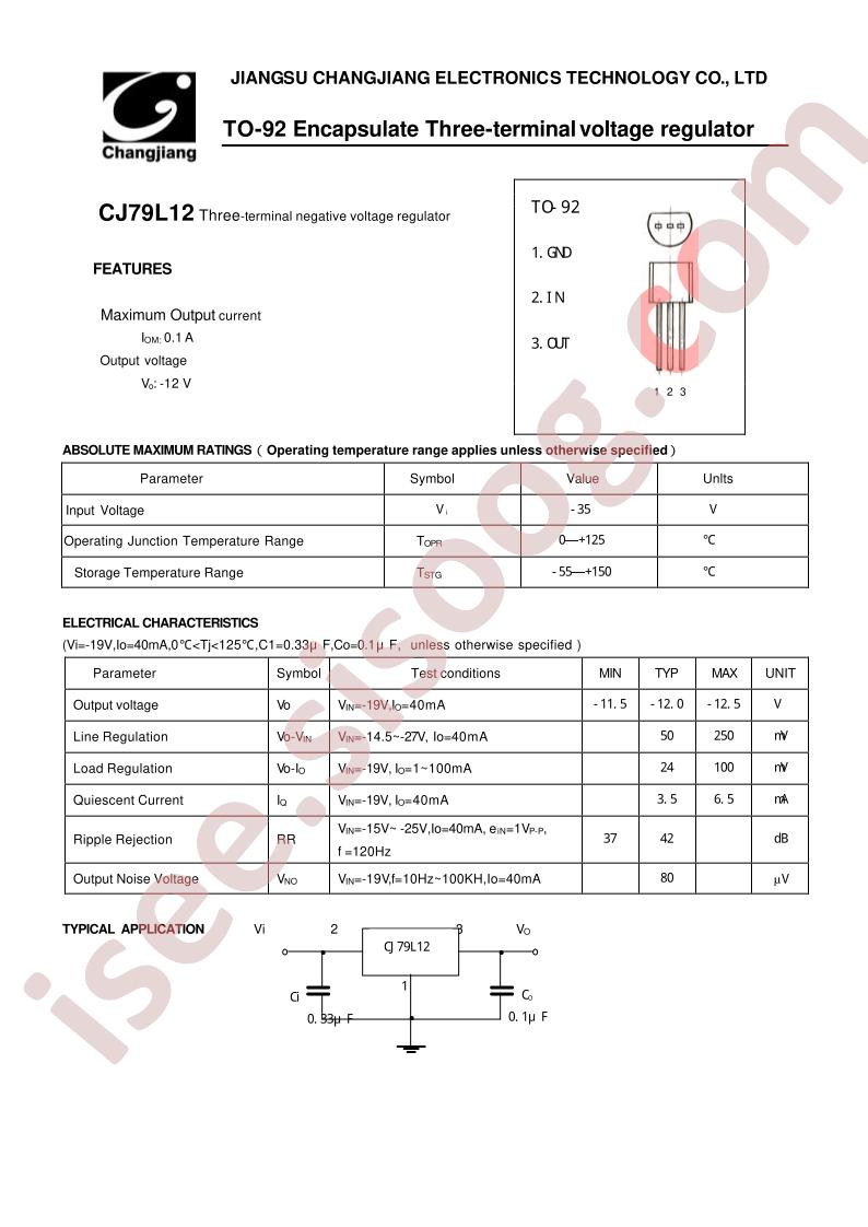 CJ79L12-TO-92