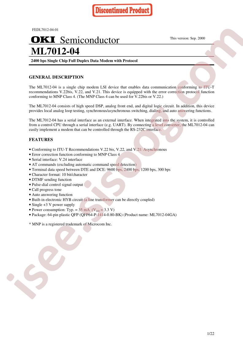 ML7012-04GA
