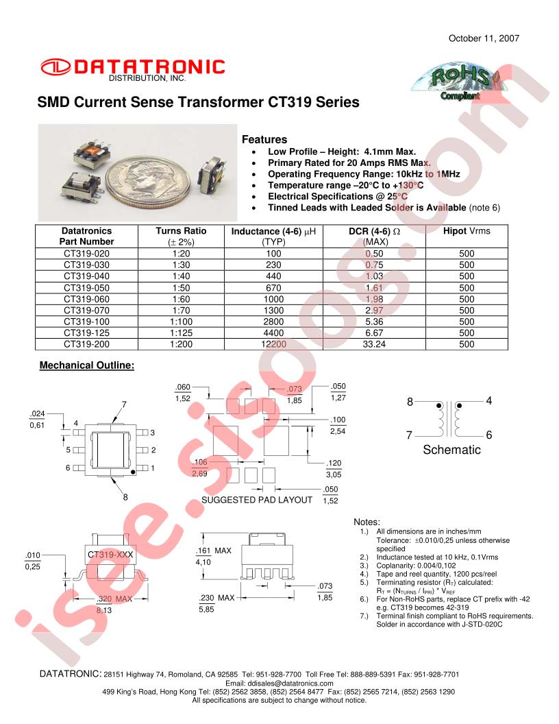 CT319-050