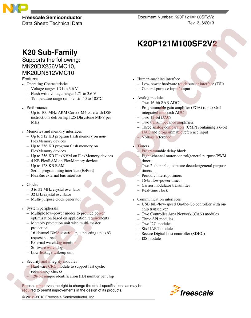 K20P121M100SF2V2