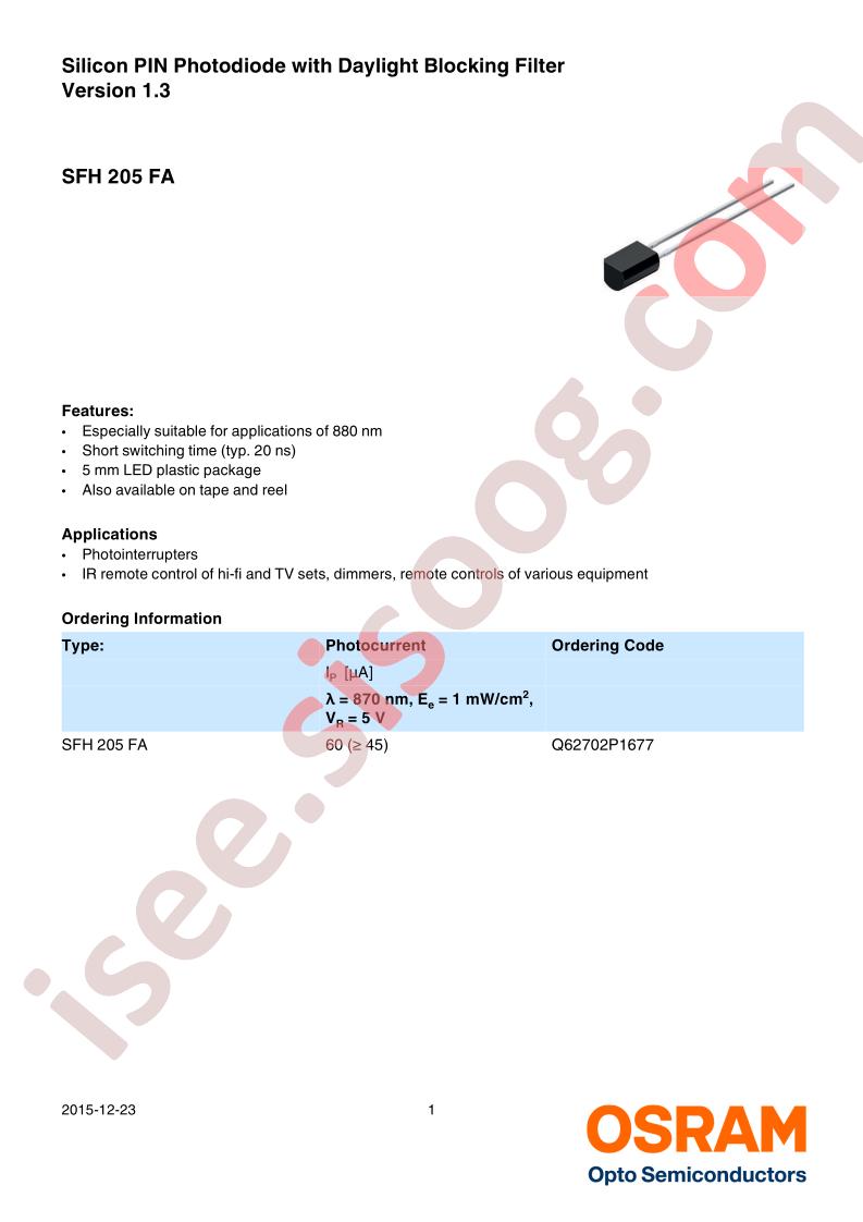 SFH-205-FA