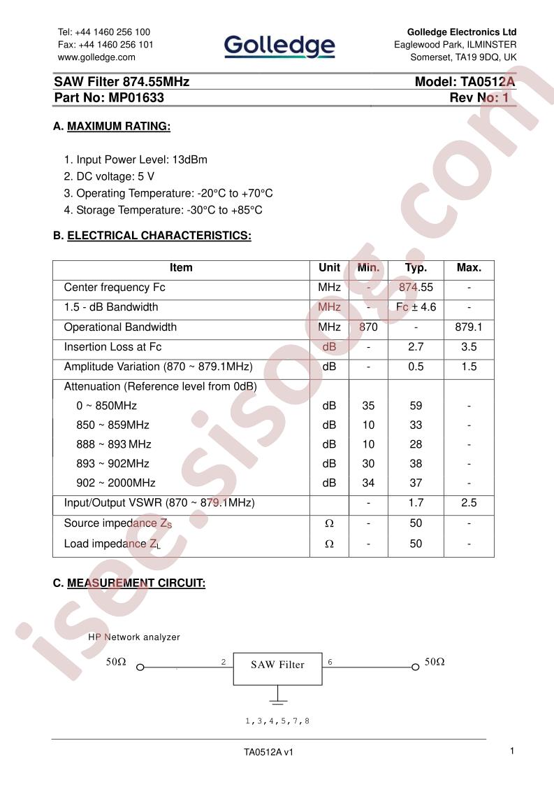 TA0512A