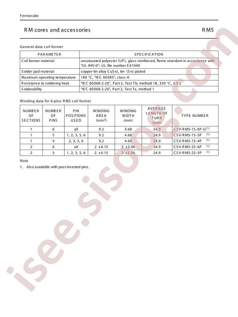 CSV-RM5-2S-5P