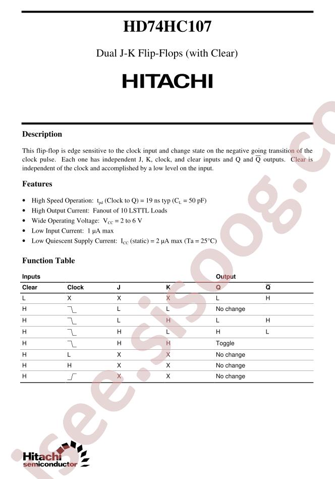 HD74HC107