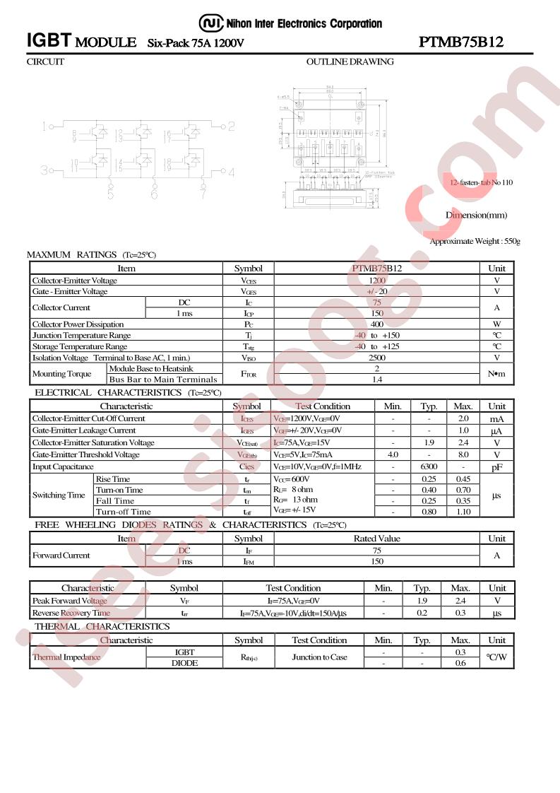 PTMB75B12