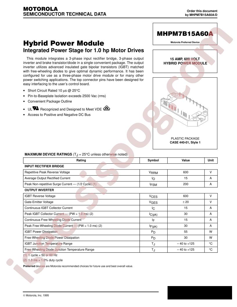 MHPM7B15A60A