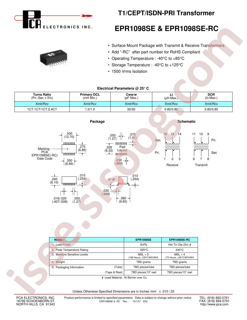 EPR1098SE