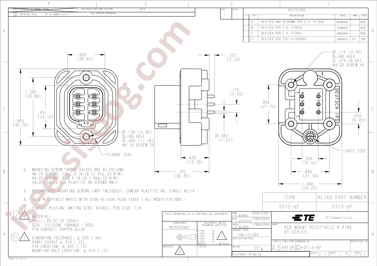 C-DT15-6P