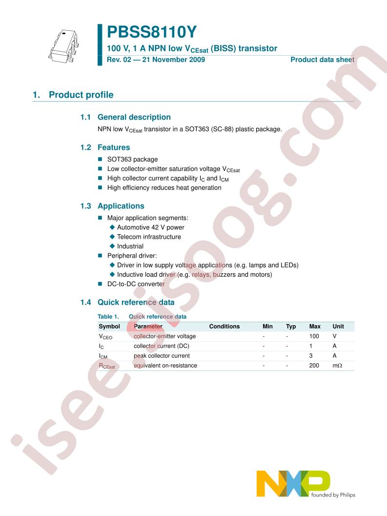 PBSS8110Y