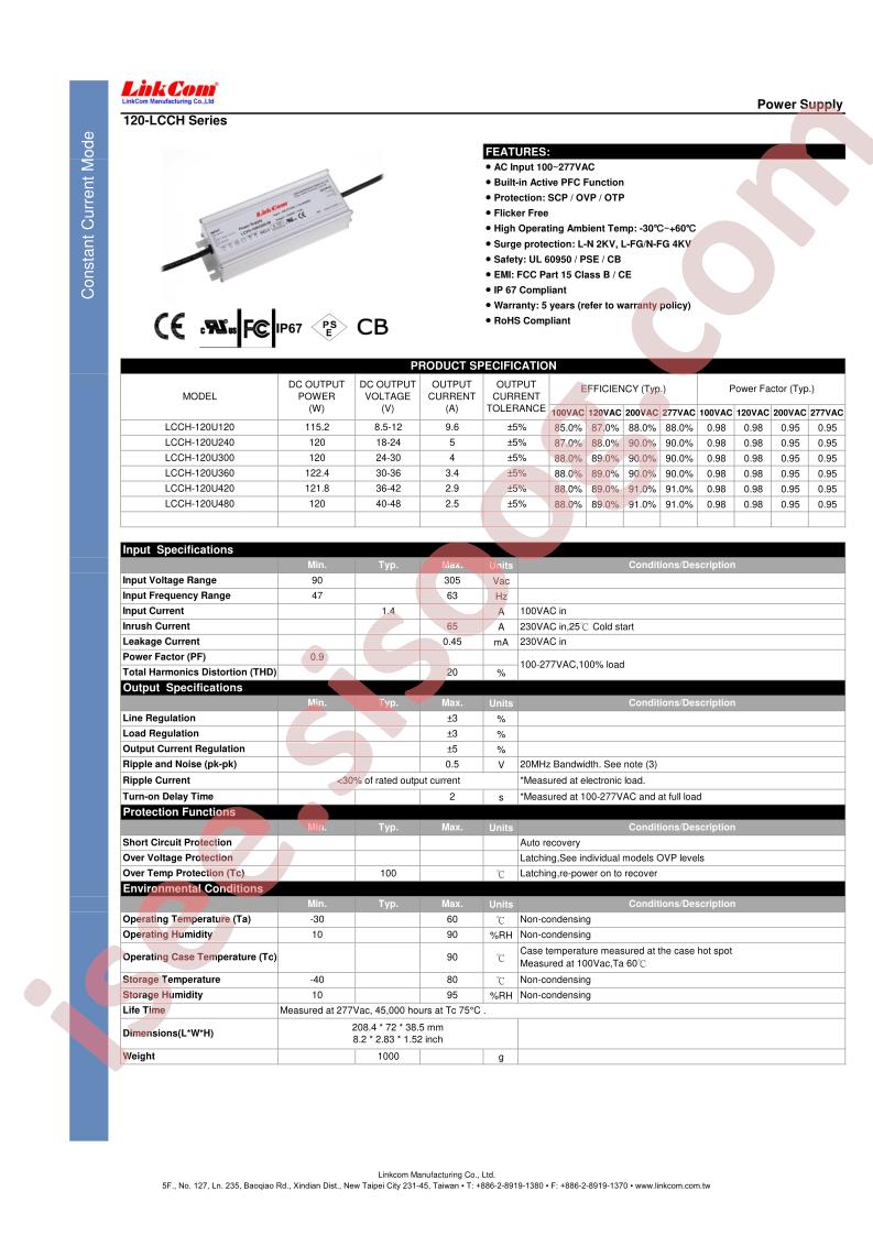 LCCH-120U420