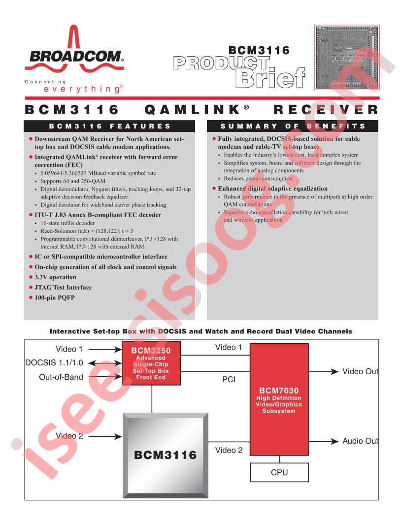 BCM3116