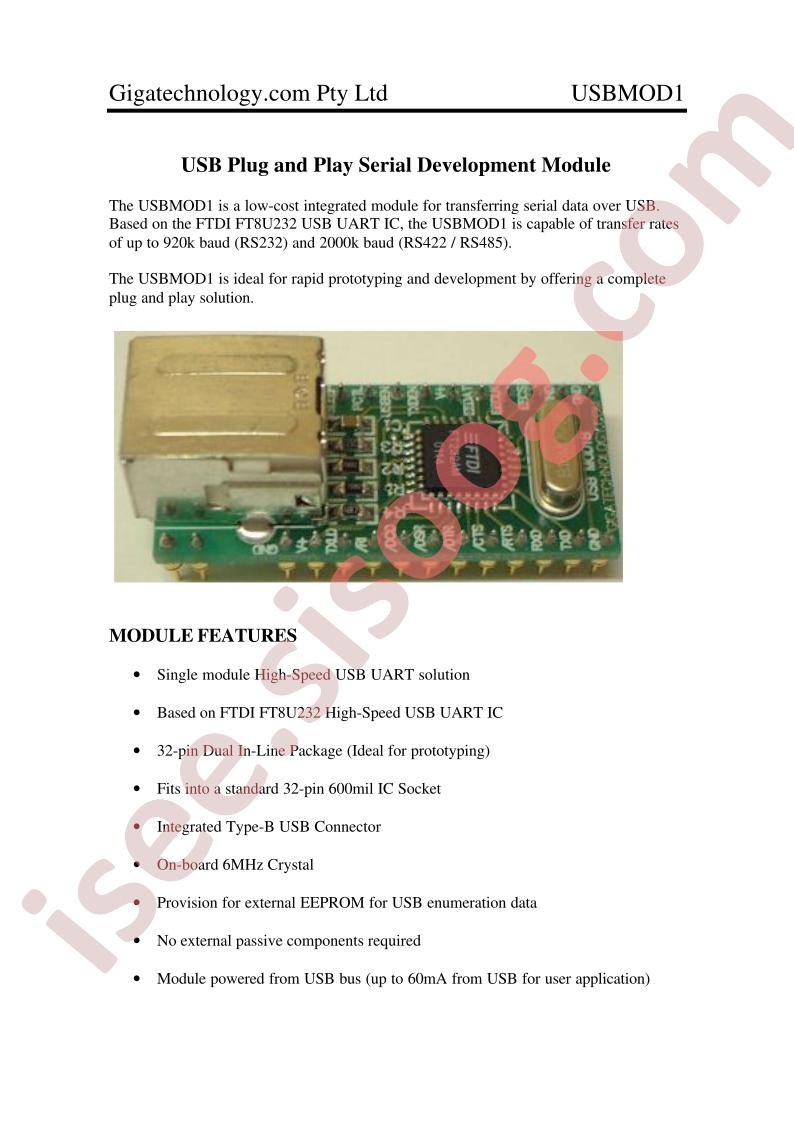 USBMOD1