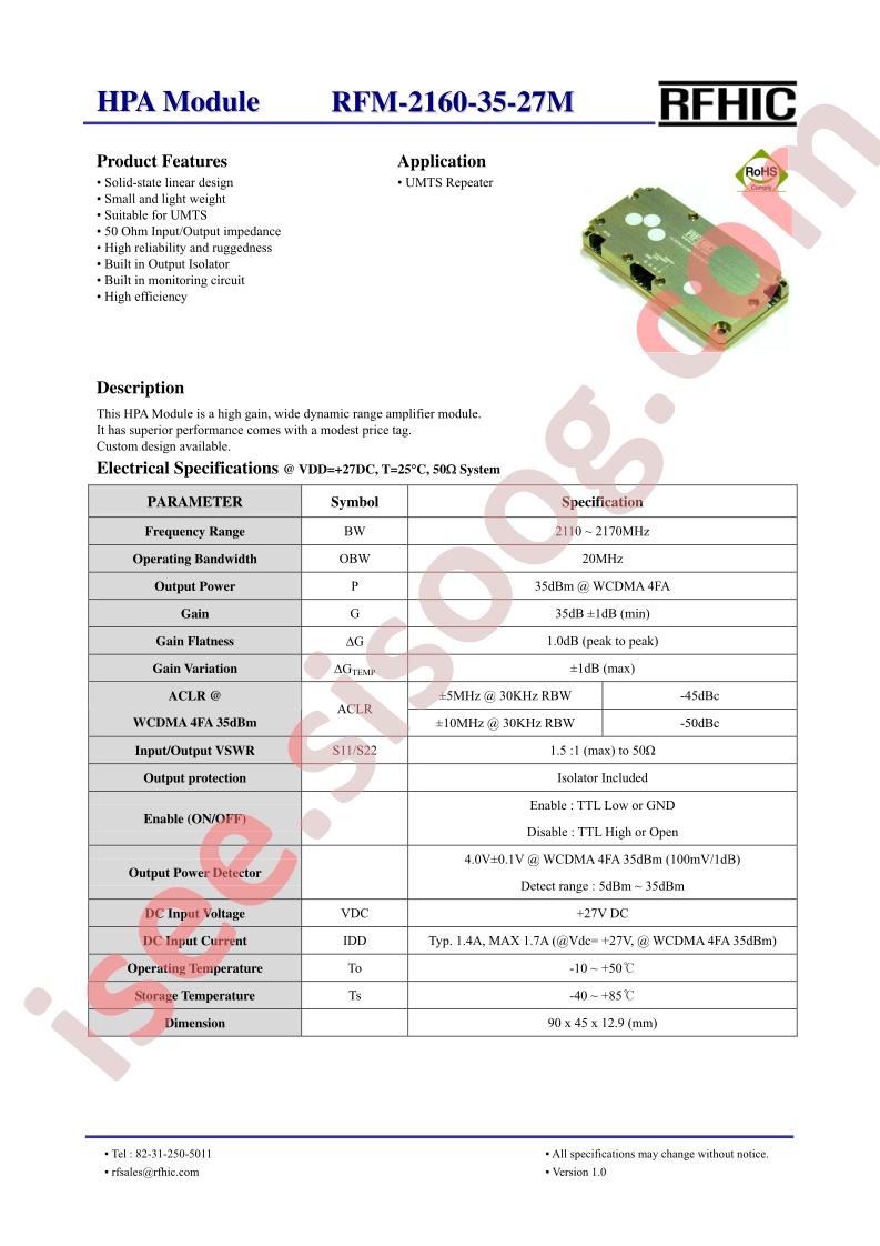 RFM-2160-35-27M