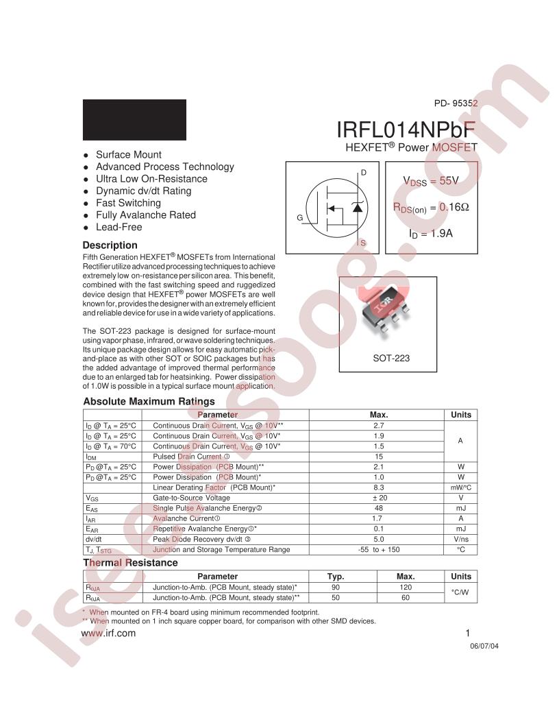 IRFL014NPBF