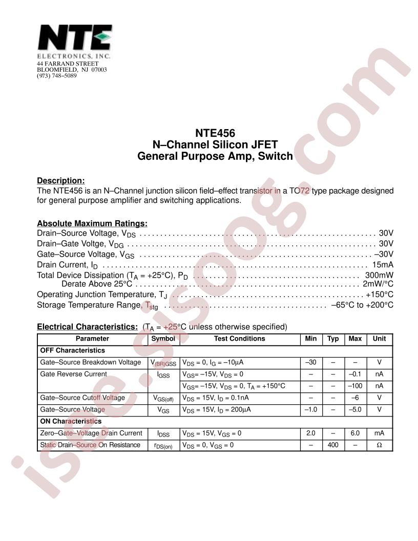 NTE456