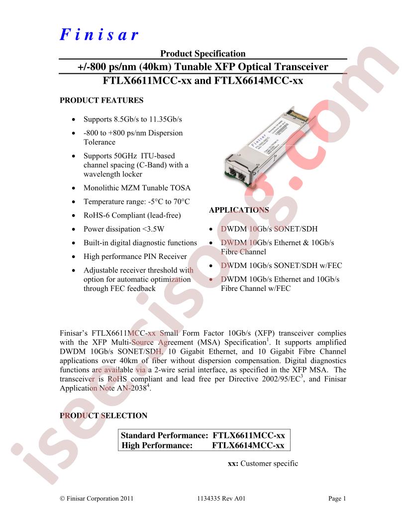 FTLX6611MCC