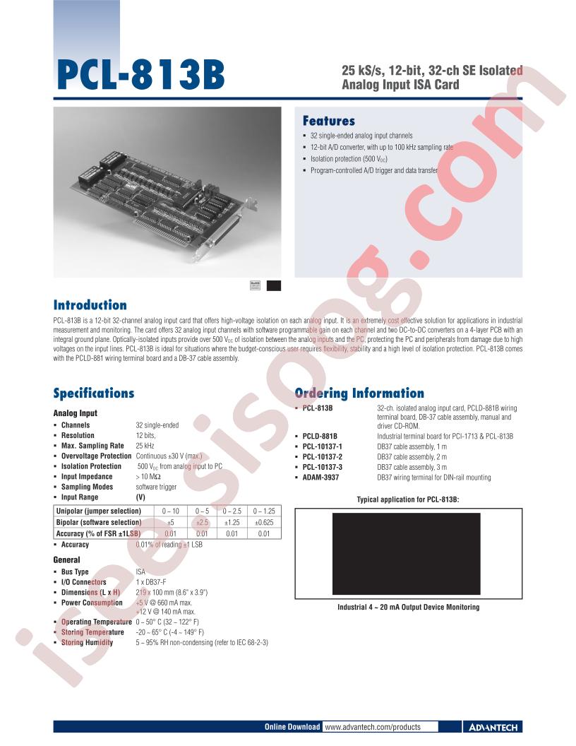 PCL-813B