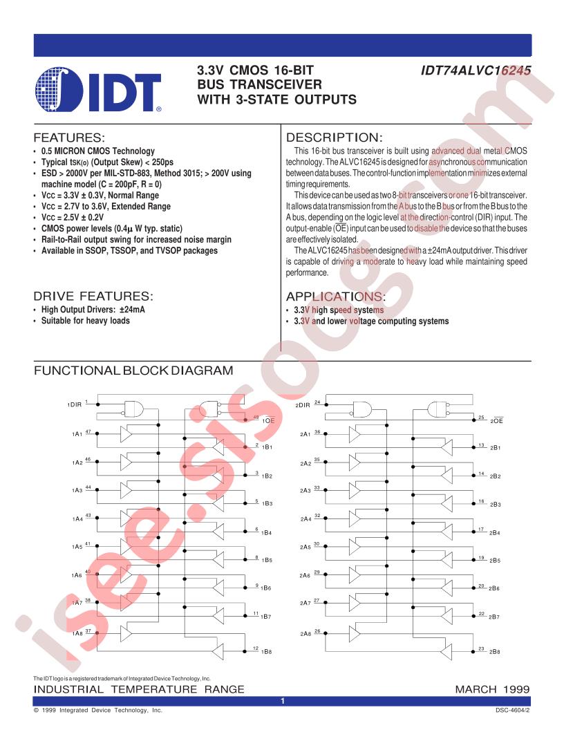 IDT74ALVC16245