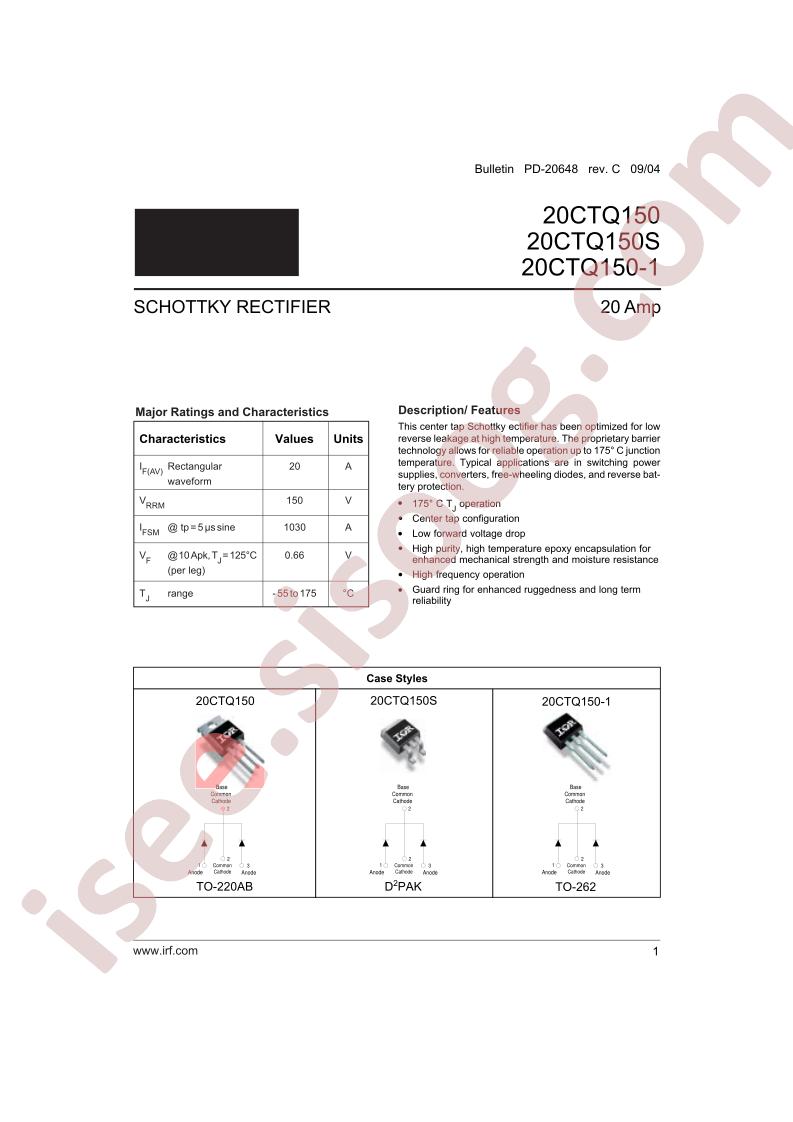 20CTQ150PBF