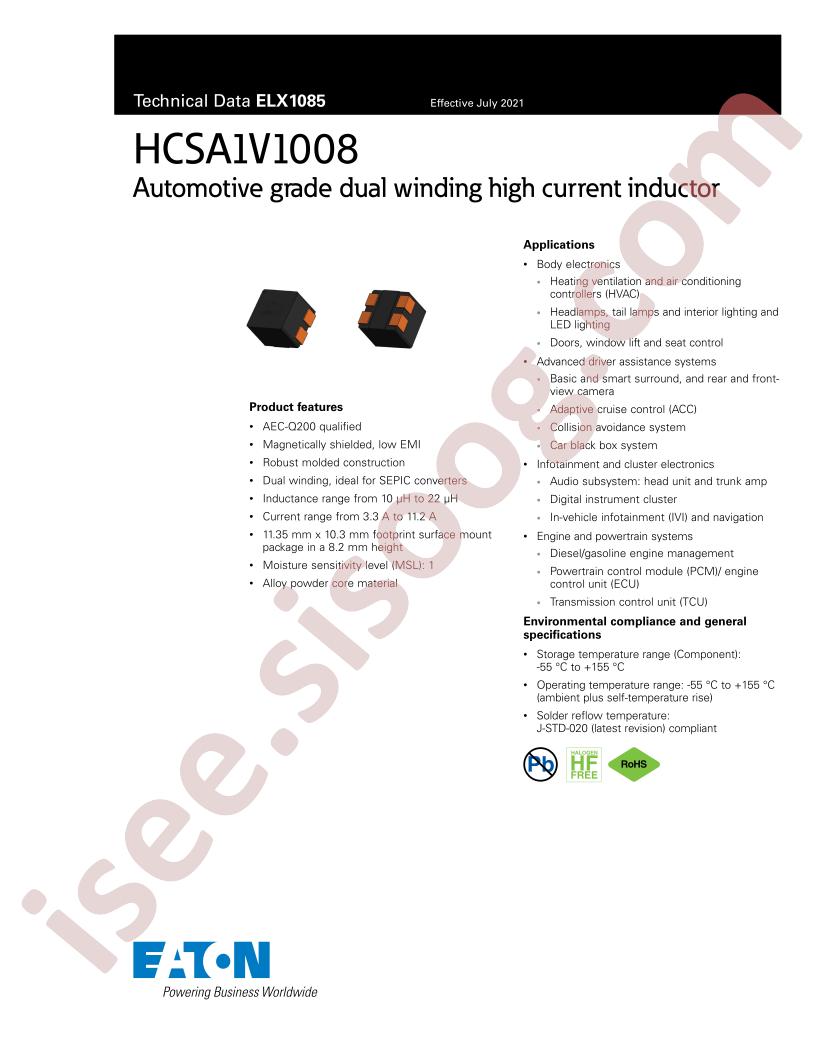 HCSA1V1008-100-R