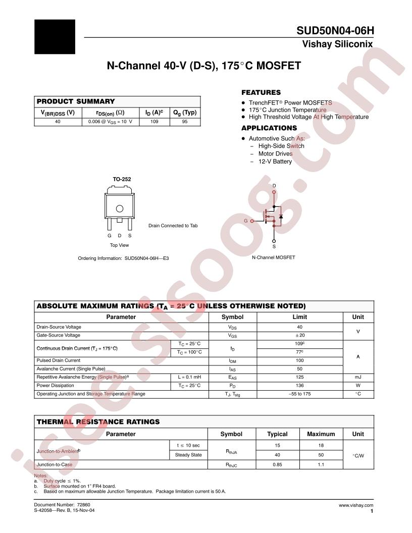 SUD50N04-06H