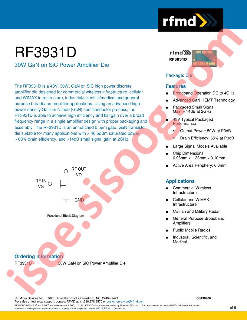 RF3931D