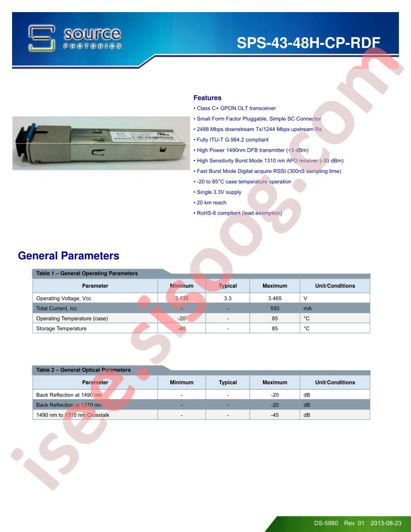 SPS-43-48H-CP-RDF