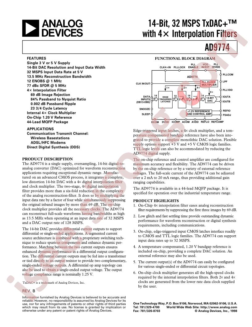 AD9774AS