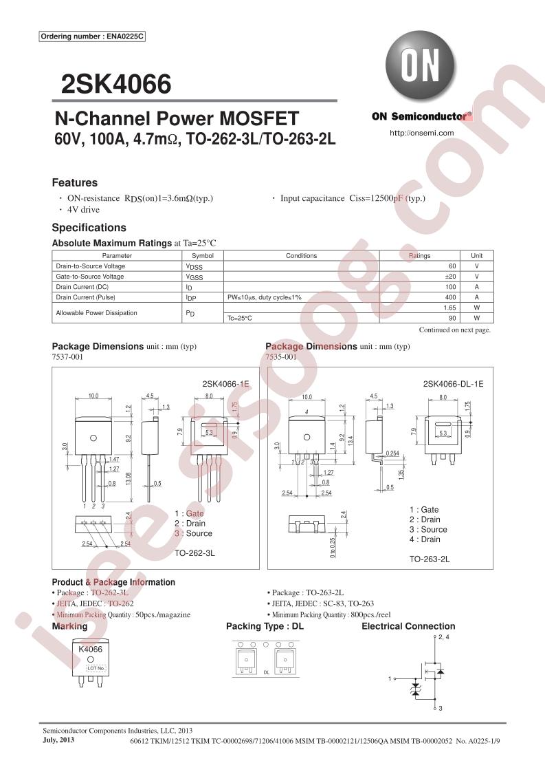 2SK4066-DL-1E