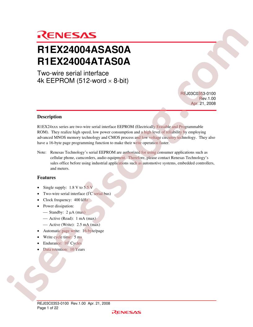 R1EX24004ASAS0A
