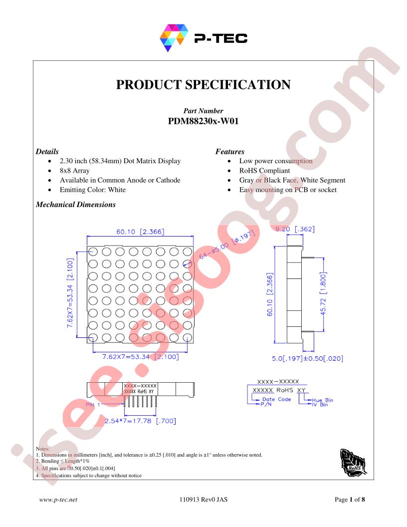 PDM88230X-W01